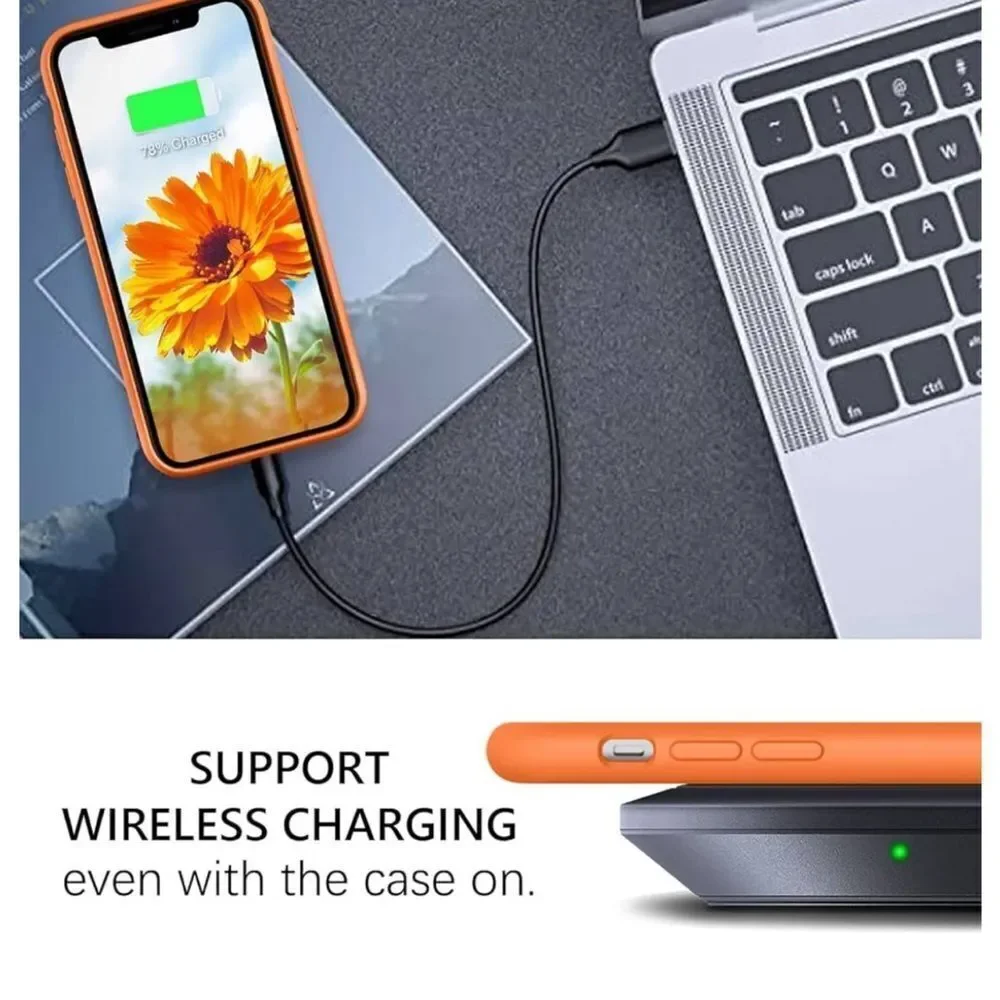 GUAGUA compatible with iPhone XS/X case 5.8 inch liquid silicone, soft gel